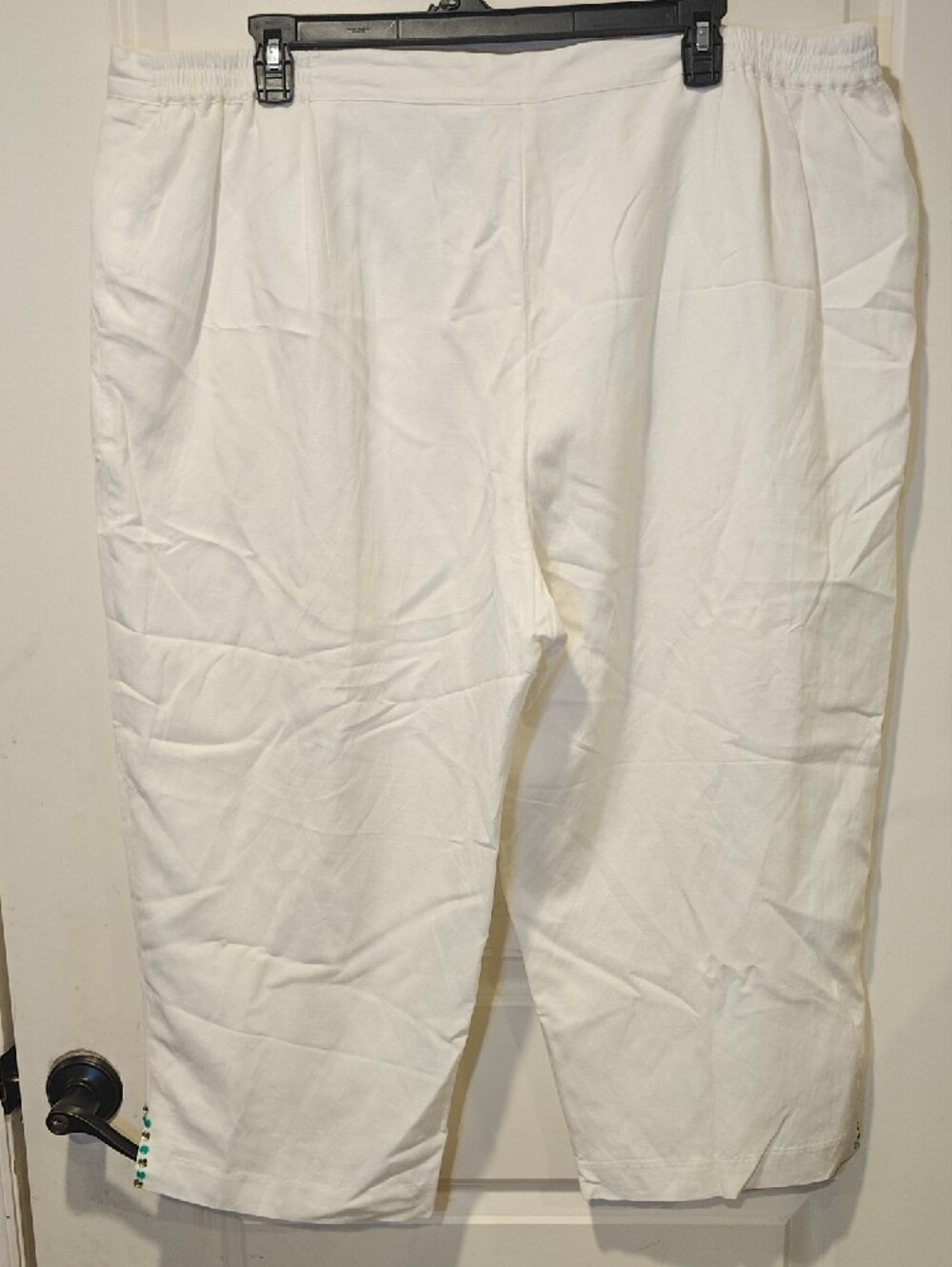 Ruby Rd. White Women's Chinos - Picture 5 of 7